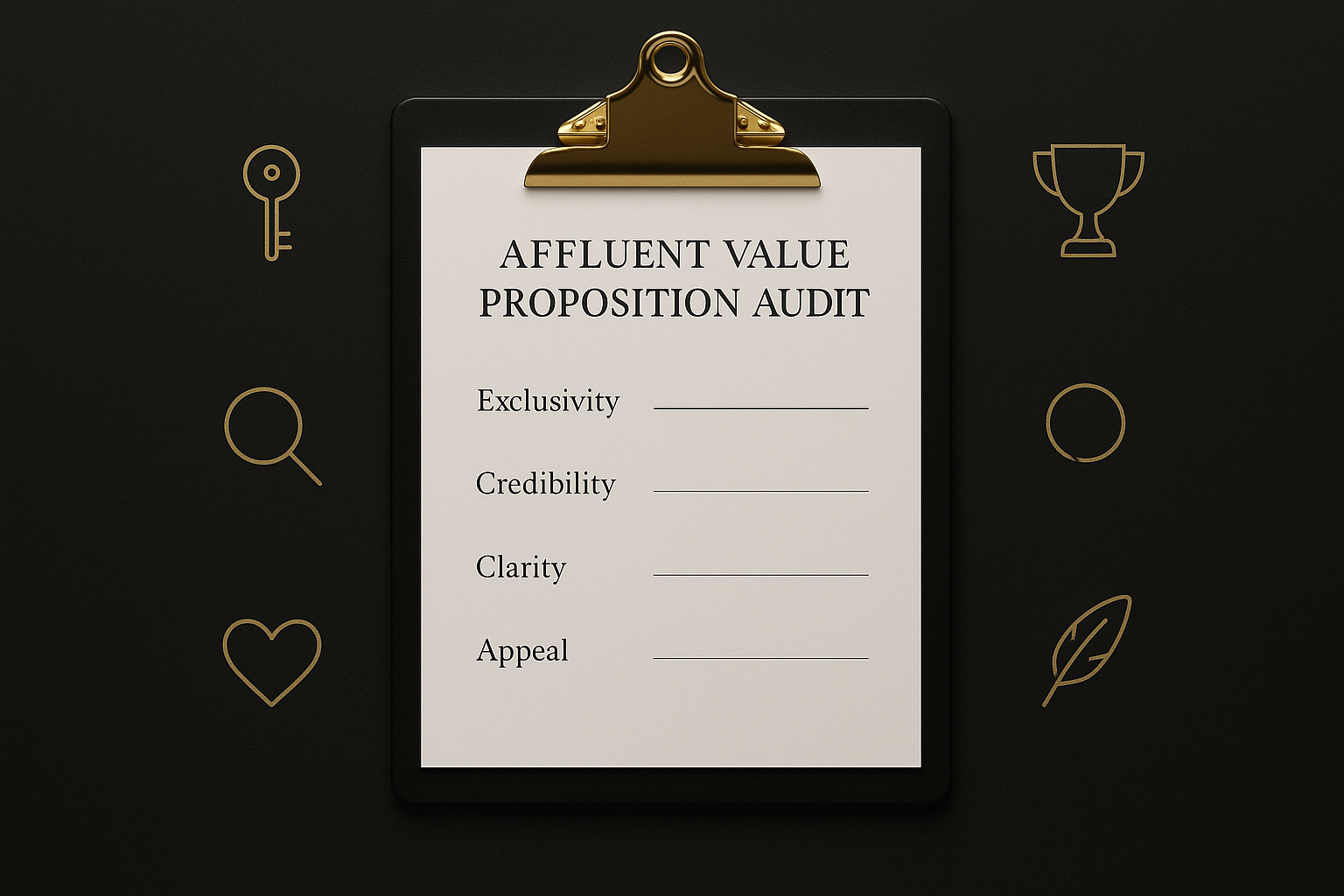 Auditing Your Value Proposition, Marketing to the Affluent